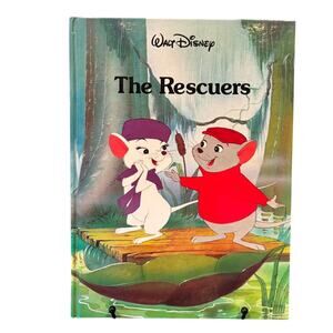 Vintage 1989 Walt Disney Classics, The Rescuers Book, HC